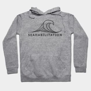 'Seahabilitation' Ocean Conservation Shirt Hoodie